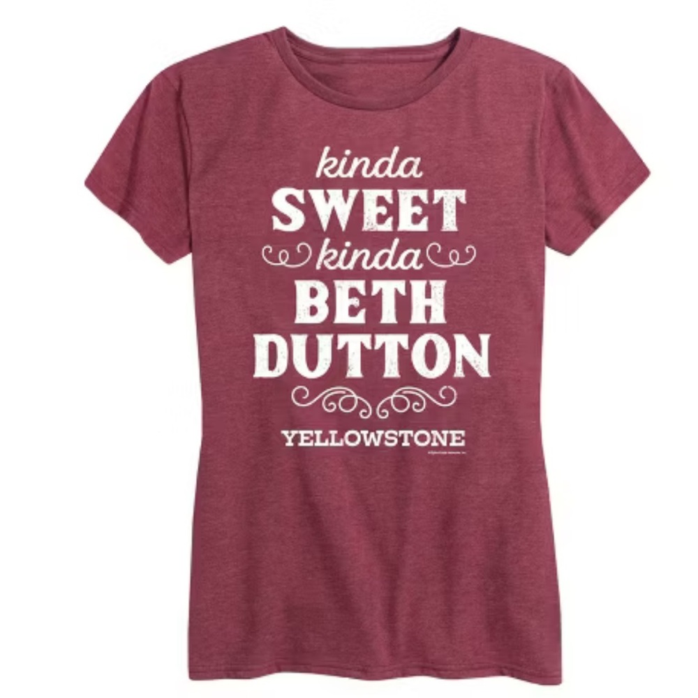 Women's Maroon Graphic Tee